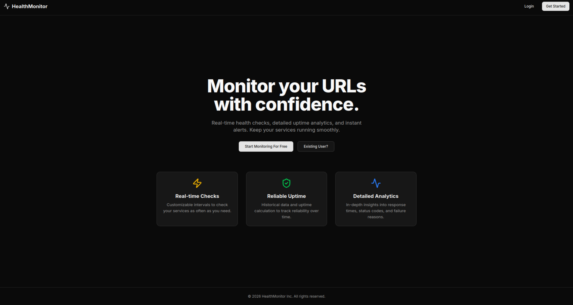 URL Health Monitoring System